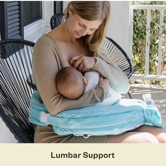 My Brest Friend Aqua Blue Nursing Pillow - Picture 4 of 16